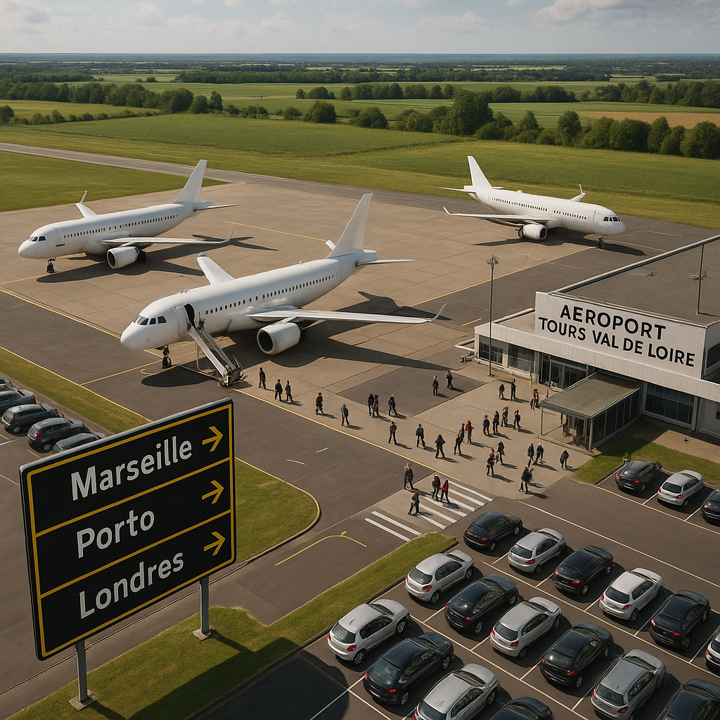 Tout savoir sur l'aéroport de Tours : destinations, compagnies et tarifs