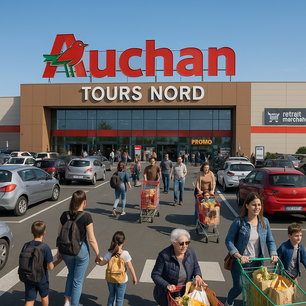 Tout savoir sur Auchan Tours Nord : services, rayons et horaires