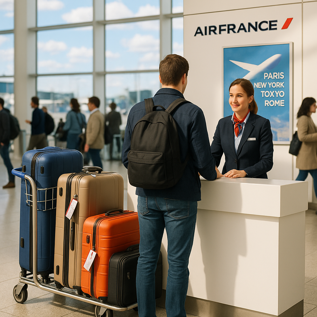 Bagages supplémentaires Air France : Tarifs, options et astuces pour voyager léger