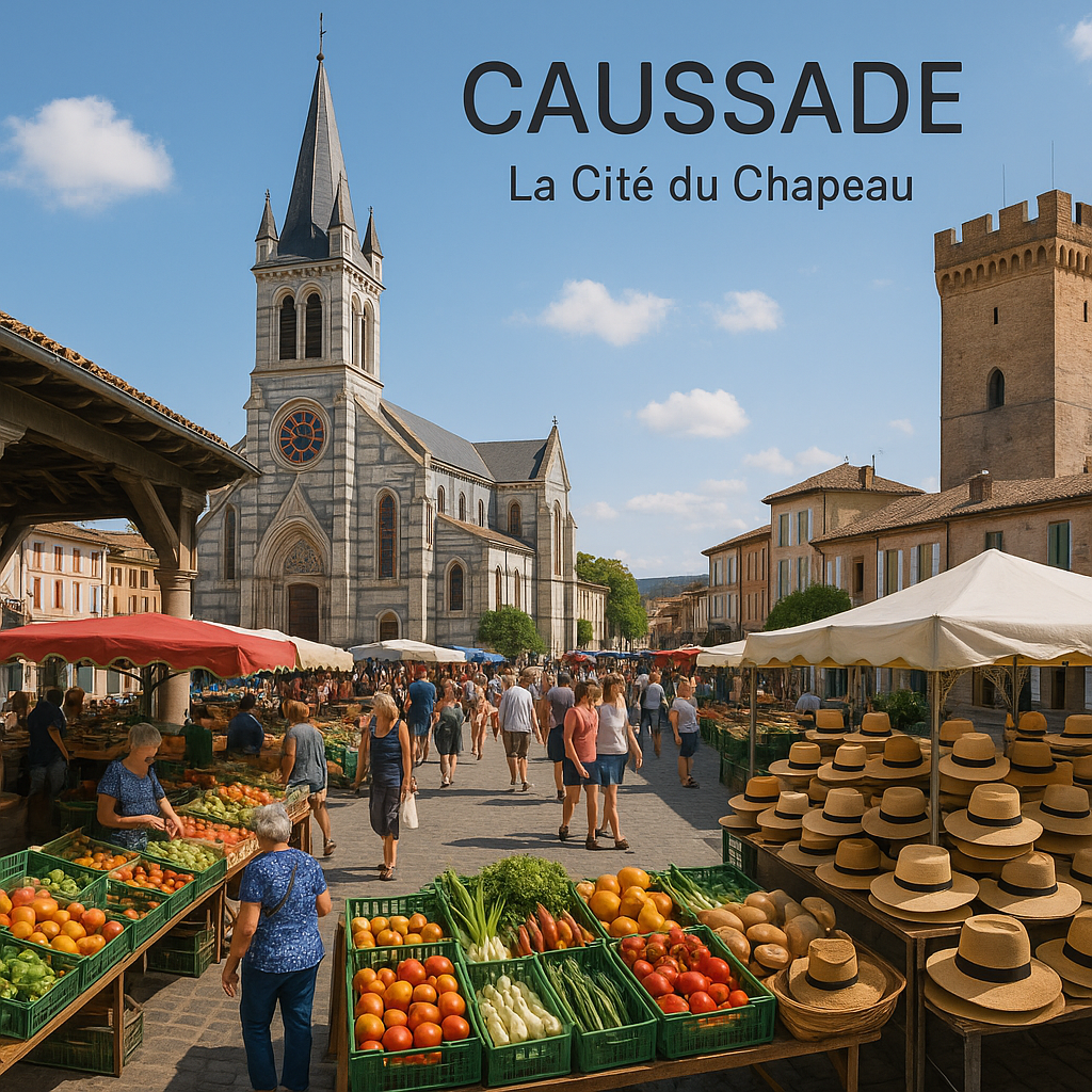 Découvrez Caussade, la Cité du Chapeau : patrimoine et activités