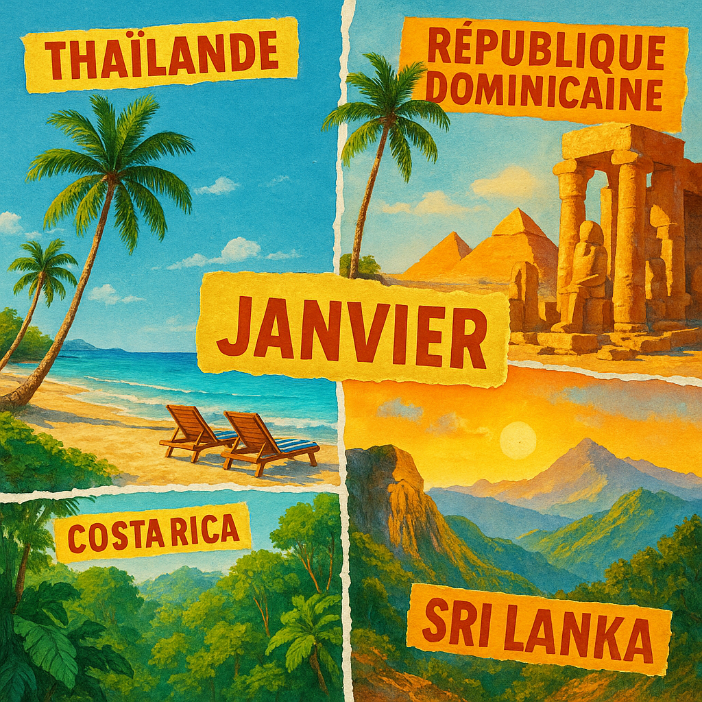 Où partir en janvier : 10 destinations sous le soleil !