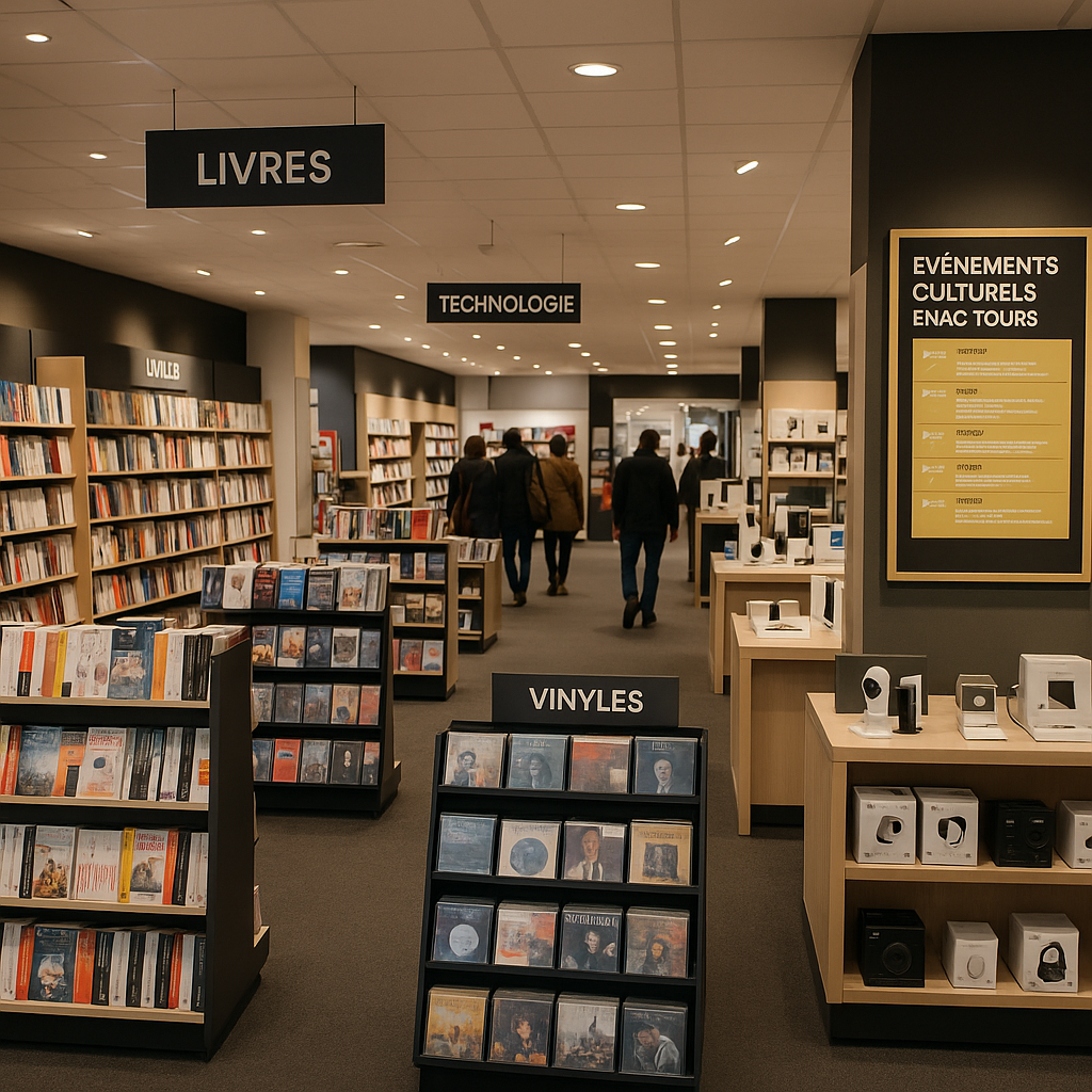 Fnac Tours : votre référence culturelle et multimédia au coeur de la ville.