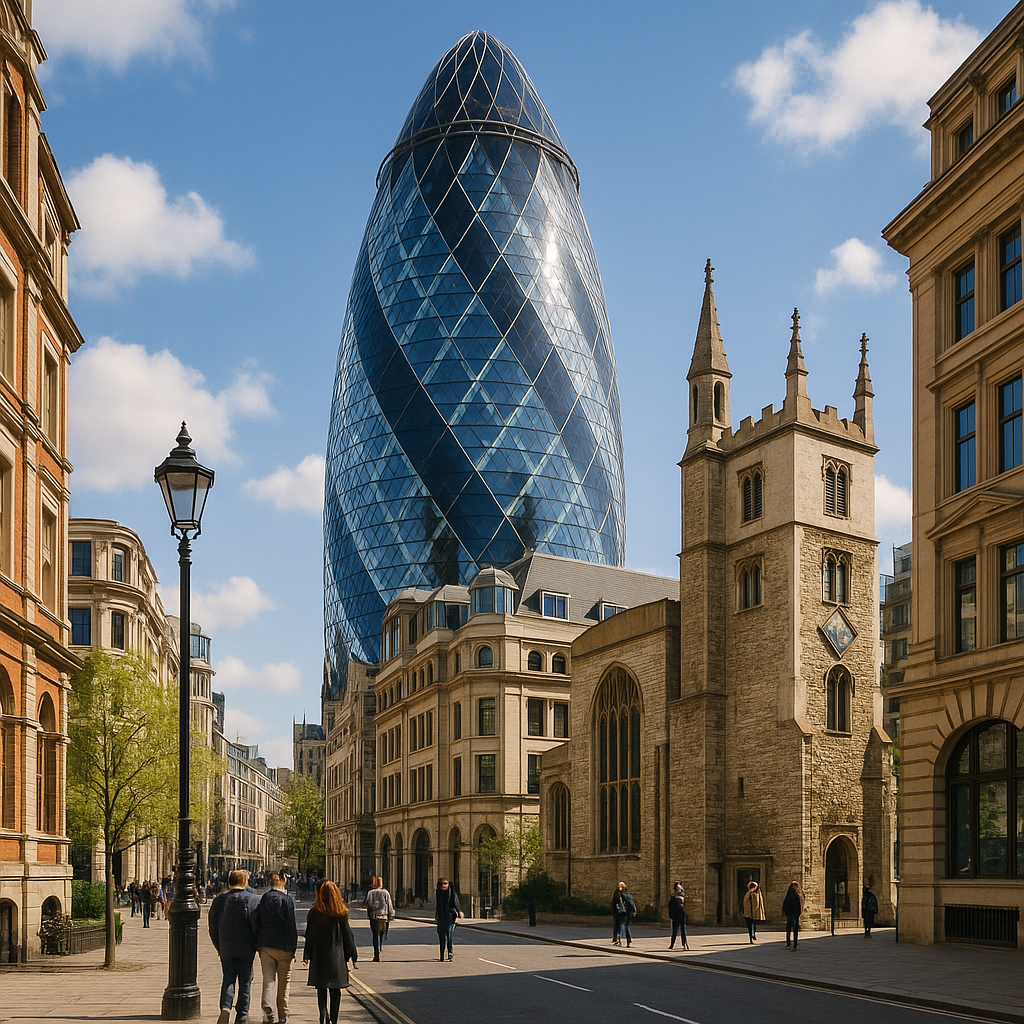 Découvrez le Gherkin de Londres : entre architecture moderne et légendes