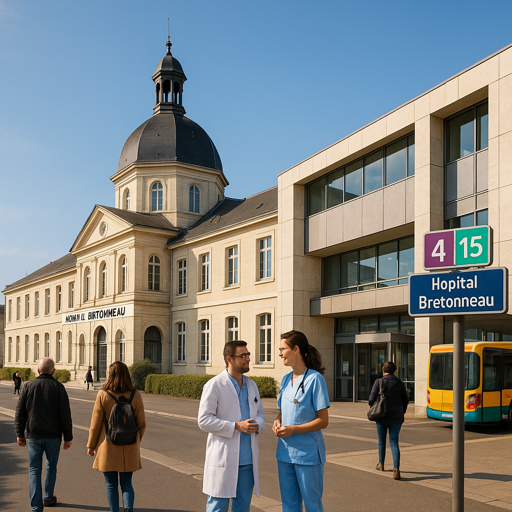 Hôpital Bretonneau à Tours : coordonnées et spécialités