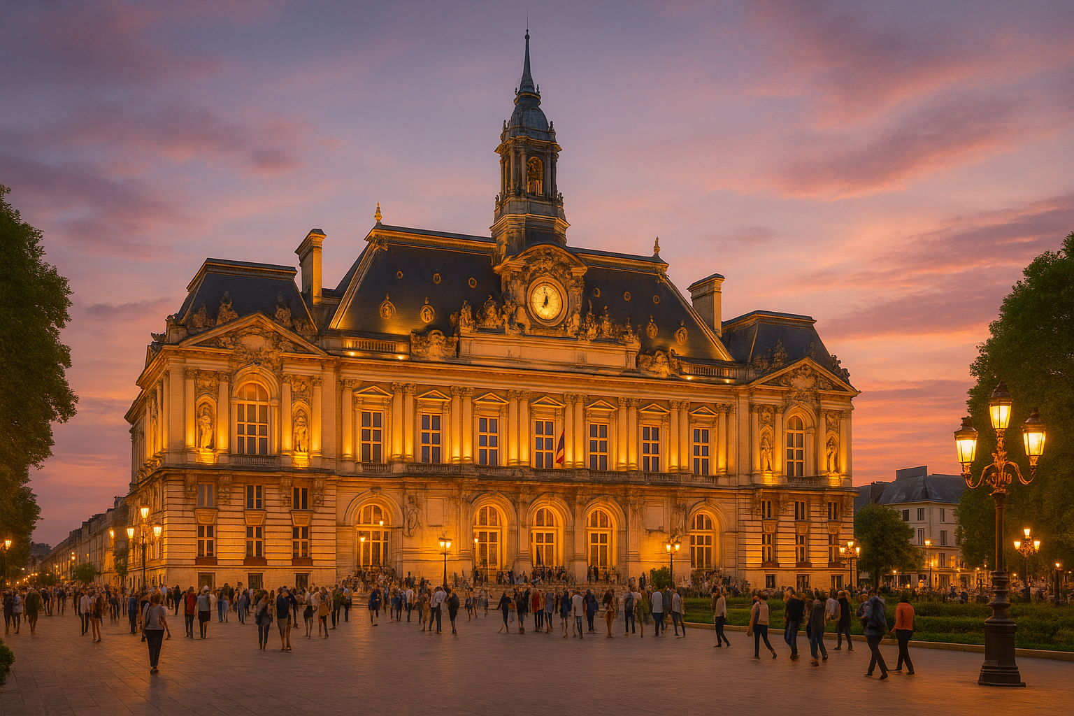 Découvrez l'histoire et l'architecture de l'Hôtel de Ville de Tours : une visite guidée inoubliable