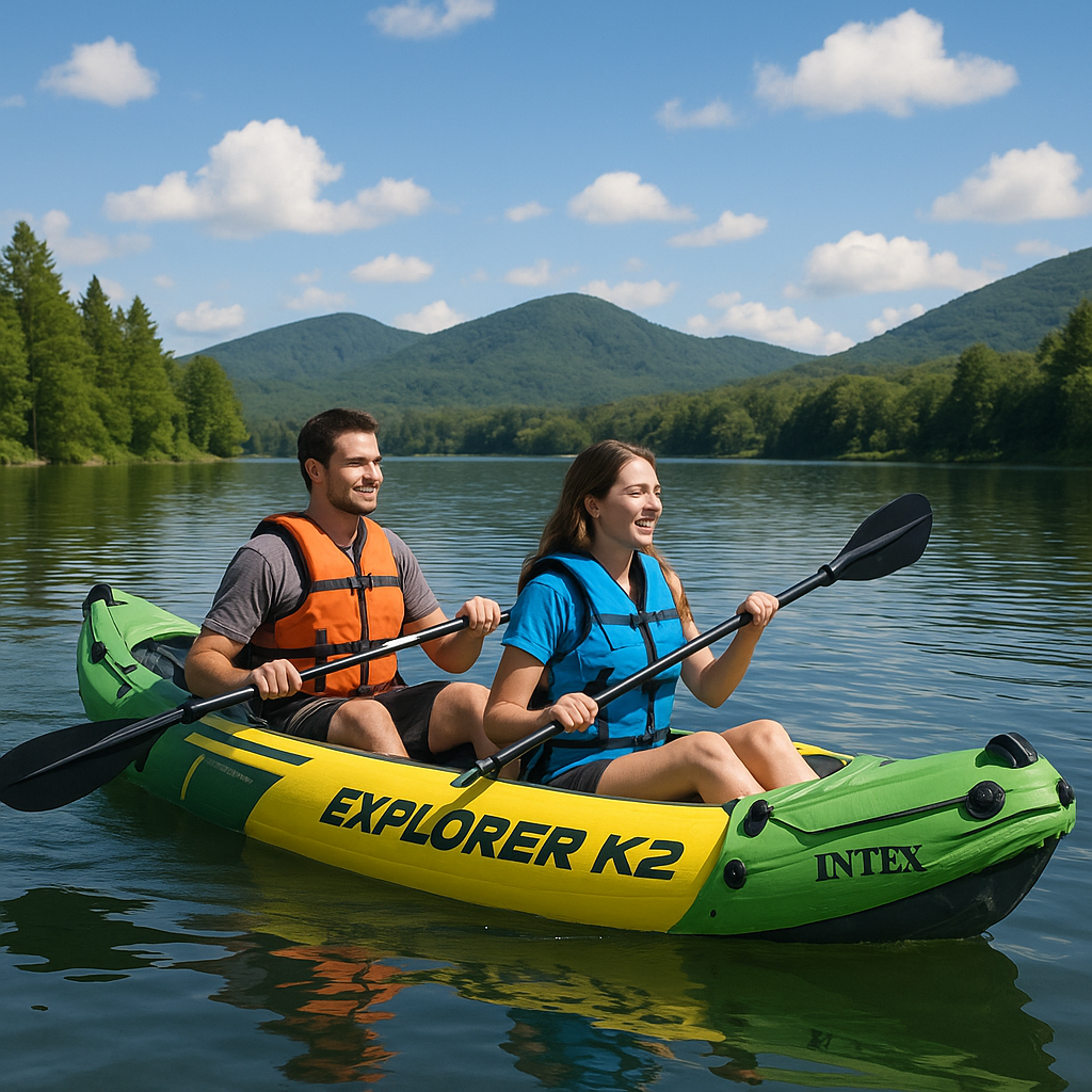 Découvrez le meilleur kayak gonflable : Intex Explorer K2