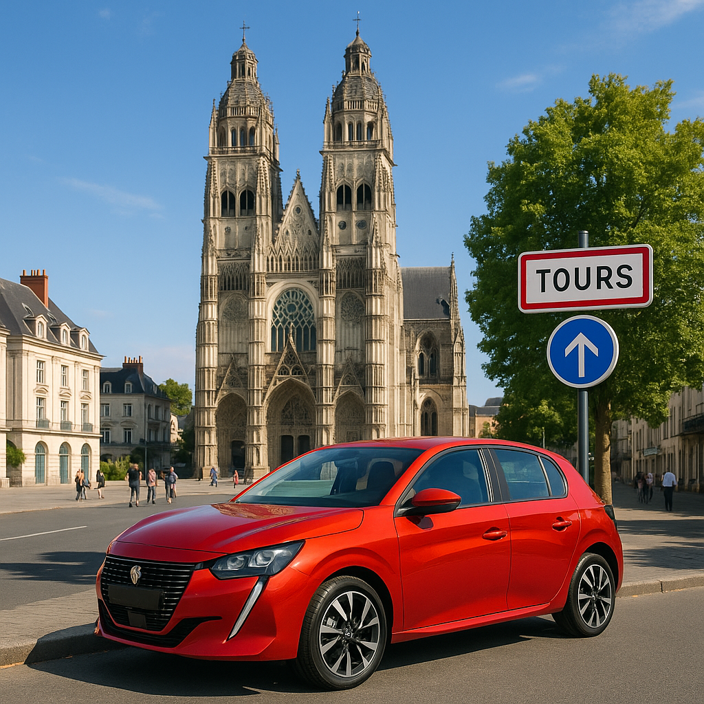 Louez une voiture à Tours avec ADA : guide complet pour un séjour réussi