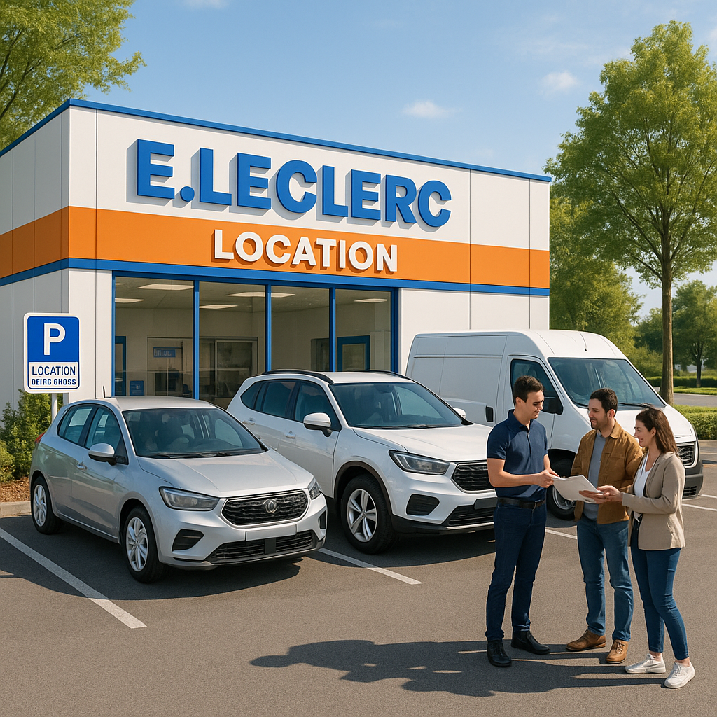 Location de voiture E.Leclerc : guide pratique pour louer malin