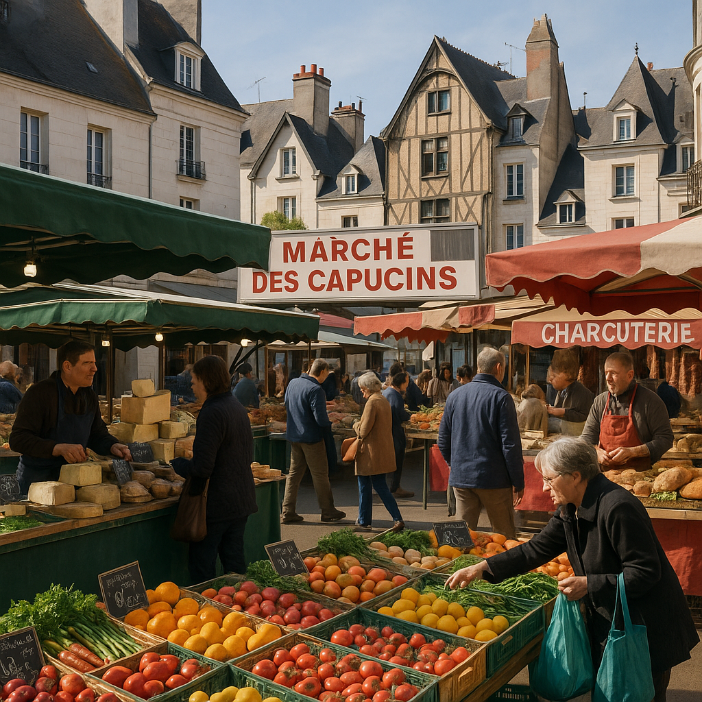 Découvrez le marché des Capucins à Tours