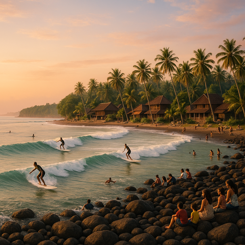 Medewi à Bali : le spot de surf idéal pour tous les niveaux