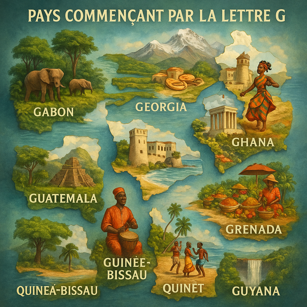 Les Pays Commençant par G : Une Exploration Culturelle et Touristique