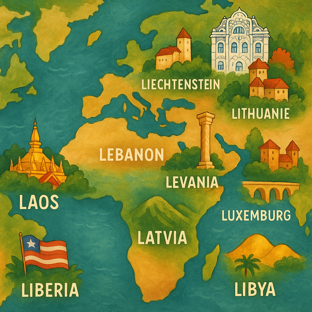 Découvrez les pays commençant par L : une aventure culturelle et géographique