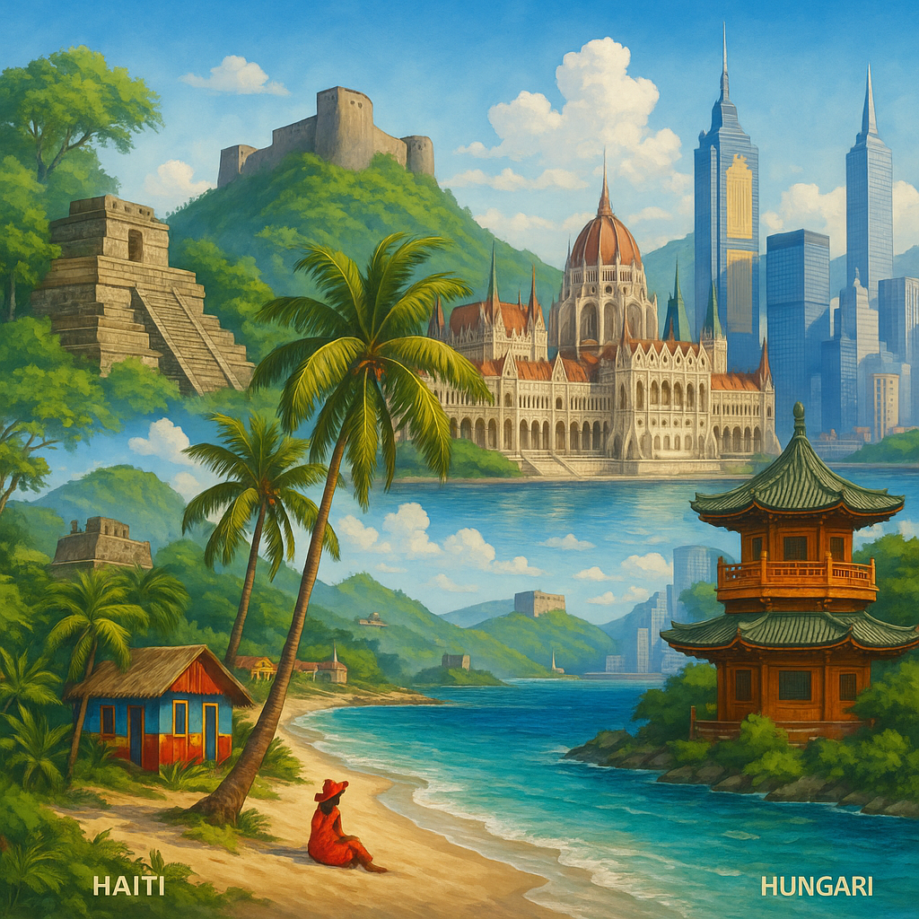 Les pays commençant par H : Expéditions et trésors cachés à découvrir