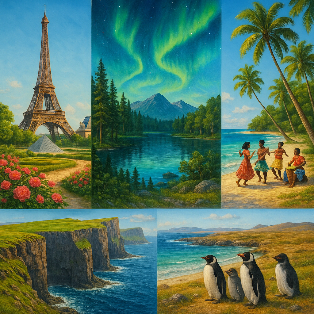 Découvrez les pays en F : Un voyage entre nature et culture!