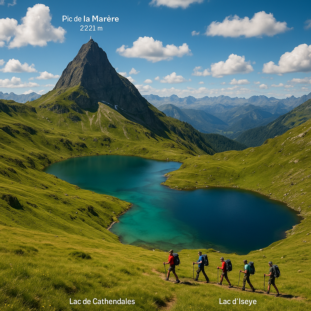 Explorez La Marère : Le pic incontournable des Pyrénées à 2221m!