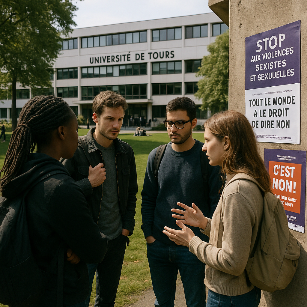 Banderole sexiste à l'Université de Tours : réactions et sanctions