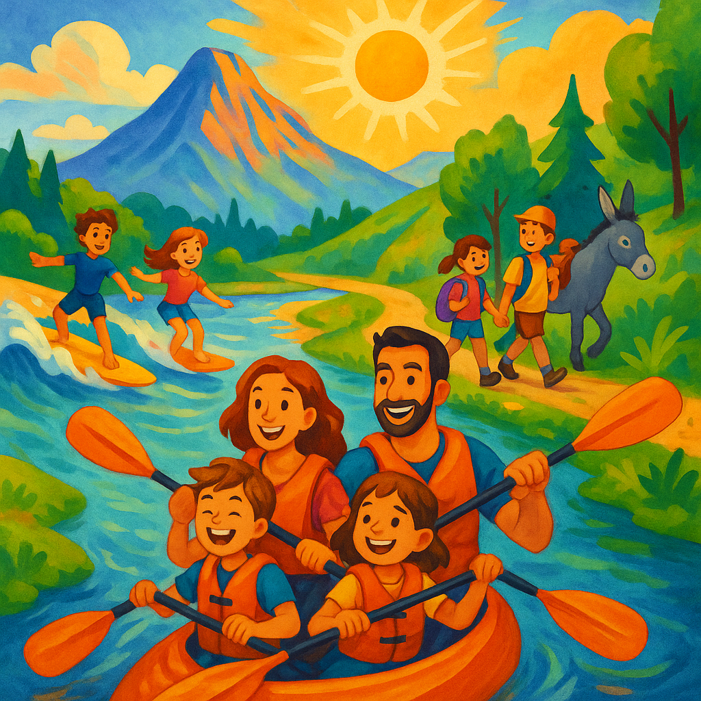 6 idées de vacances sportives en famille